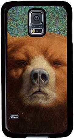 Diy Fashion Case for Samsung Galaxy S5,Black Plastic Case Shell for Samsung Galaxy S5 i9600 with Bearish
