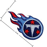 Tennessee Titans Patch Logo I Embroidered Iron on Patches From Thailand