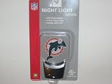 MIAMI DOLPHINS Team Logo Everbrite (LED) NIGHT LIGHT (2 1/2" x 3 1/2") with a 5 Yr Guarantee!