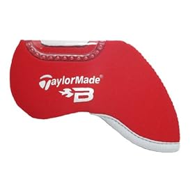  10pc set Taylormade Burner Logo Red Neoprene Iron Covers