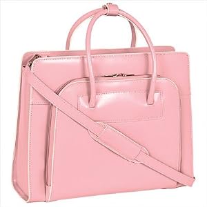 Buy McKlein USA W Series Lake Forest Leather Ladies Briefcase in Pink 94339 by McKlein USA