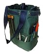 Green Crochet Knitting Nantucket Bagg Navy Straps 422 Reversible Zip Bag