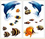 Under the Sea - Peel and Stick - 24 Wall Stickers Decals