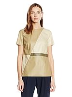 Oltre Camiseta Manga Corta (Beige)