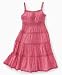 Apparel : Charter Club Girls Tiered Crochet-Trim Dress