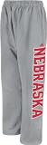 Nebraska Cornhuskers adidas Grey Fleece Sweatpants