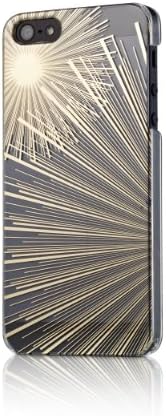 Simplism Japan TR-PCIP12-SL/EN Floating Pattern Cover Set for iPhone 5 - 1 Pack - Retail Packaging - Sparkling Lines