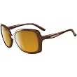 Oakley Beckon Women's Polarized Lifestyle Sports Sunglasses/Eyewear w/ Free B&F Heart Sticker Bundle - Brown Sugar/Bronze