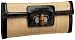 SR SQUARED by Sondra Roberts Raffia Clutch