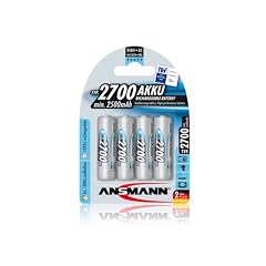 Ansmann NiMH Akku AA Mignon 2700 mAh 4er Pack