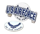 Air Force Falcons Slider Hat Clip W/ Golf Ball Marker - NCAA College Athletics
