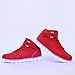 CIOR High Top LED Light Up Shoes 11 Colors Flashing Rechargeable Sneakers For Mens Womens Girls Boys,101B,03,34