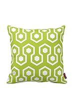Bottega Tessile Cojín Con Relleno Extraíble (Verde/Blanco)