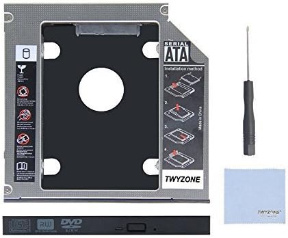 TWYZONE 12.7mm Sata To Sata 2nd Hard Drive Hdd DVD Caddy Optical For HP Pavilion DV4 DV5 DV6 DV7 HP G50 G60 G70