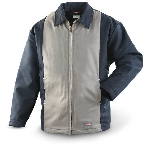 Buy Dickies® 2 - tone Work Jacket Navy Silver by DICKIES