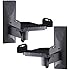 VideoSecu One Pair of Side Clamping Speaker Mounting Bracket with Tilt and Swivel for Large Surrounding Sound Speakers MS56B 3LH