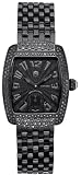 NEW MICHELE URBAN MINI NOIR DIAMOND LADIES WATCH MWW02A000511