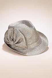 Autograph Straw Bow Trilby Hat