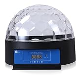 1Byone O00Qs-0060 8.6" Crystal Super Led Stage Light With Sound Activated & Dmx512 Control (6921502905270)