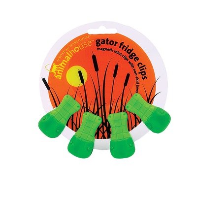 ANIMALHOUSE Gator Refrigerator Magnet Clips (4-pack), by Boston Warehouse