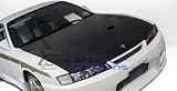 1996-2000 Honda Civic Carbon Creations S14 Conversion OEM Hood