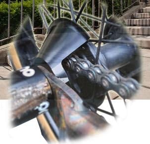 Daily Grind Hub GUARD Rear Drive Side BLACK