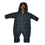 DONOBAN SELECT ドノバンセレクト チェック裏フリースカバーオール kid's zoo｜70　ネイビー