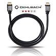 Oehlbach Magic High Speed HDMI-Kabel 0,75m, schwarz (92430)
