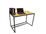 Solid Pine Top Compact Computer Desk