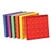 Learning Advantage Double-Sided Geoboard Set - 5 x 5 Grid/12 Pin Circular Array - Pack Of 6
