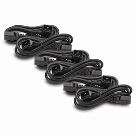 APC - Power cable kit (208 / 230 VAC) - IEC 320 EN 60320 C19 - IEC 320 EN 60320 C20 - 4 ft - 90 degree connector