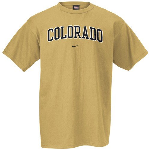 Buy Nike Colorado Buffaloes Gold Classic College T-shirt by Nike