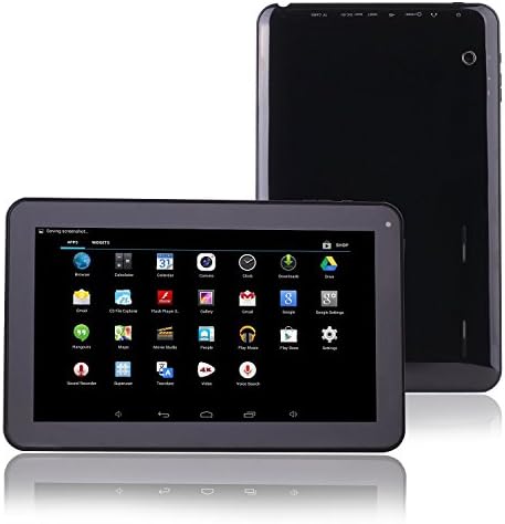 2015 New Arrived 10" Quad Core Tablet Pc Google Android 4.4 Kitkat, 4k Video, 1gb Ram, 16gb Nand Flash, Wifi, Hdmi, Google Play Pre-installed, Dual Camera, 3d Game Supported (Black)