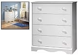 South Shore Furniture, 4 Drawer Chest, Pure White