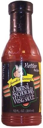 Anchor Bar Frank & Teressa's Original Buffalo Wing Sauce Hotter Recipe 12oz