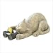 american shorthair - Birdwatching Kitty Statue