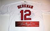 LANCE BERKMAN AUTOGRAPHED MAJESTIC JERSEY ST LOUIS CARDINALS MLB