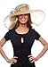 Polka Dot Wide Brim Organza Derby Hat with Jewel Accents