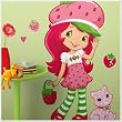 Strawberry Shortcake Peel & Stick Giant Wall Decal - US ONLY