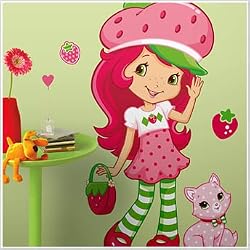 Strawberry Shortcake Peel & Stick Giant Wall Decal - US ONLY
