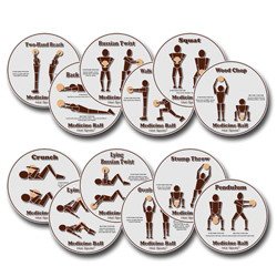(Price/set)HotSpots Medicine Ball Exercise Set