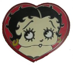 Betty Boop Vintage Cartoon Sexy Heart Metal Belt Buckle