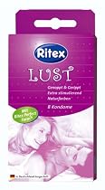 Ritex "Lust" Kondome genoppt und gerippt, 8 St&uuml;ck, 4488