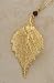 Necklace - Birch Leaf, Gold Plated. Made with Real Leaf!