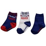 New York Giants 3-Pack Infant Bootie Socks