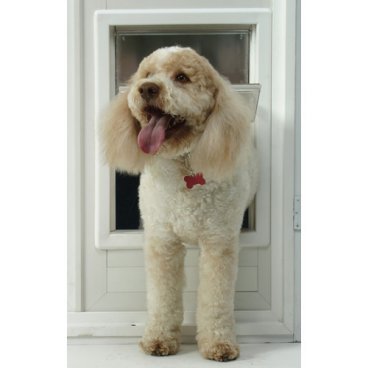 Ideal Pet Products MFMW Medium Multi-Flex Dog Door - White Finish