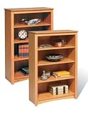 Prepac Sonoma Collection 4-Shelf Bookcase (Maple or Oak) DL-3248