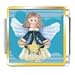 Angel With Star Italian Charms Bracelet Link