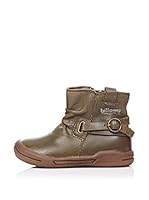 BILLOWY Botines Cremallera (Verde Caqui)