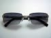 FRED LUNETTES HAWAI F1 112 SILVER METAL GREY GRADIENT RIMLESS SUNGLASSES